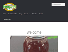 Tablet Screenshot of homecraftednc.com